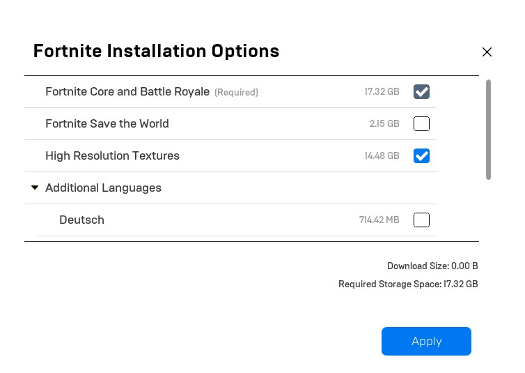 Fortnite instal the new version for mac